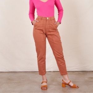 Big Bud Press - Pencil Pant - Size XXS - Clay Red